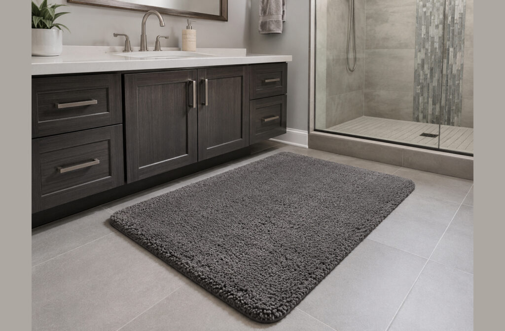 Anti Slip Bathroom Rugs: Backing, Weight, Edge Profile, and Fit Compared
