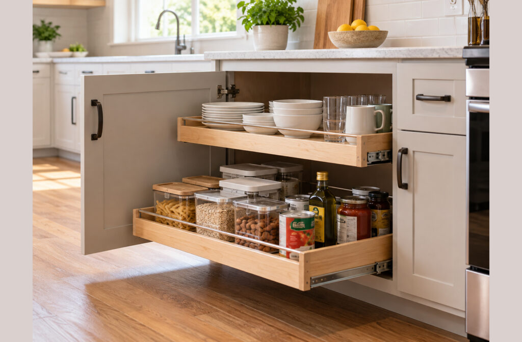 Cabinet Access for Seniors: Reachable Kitchen Storage Solutions